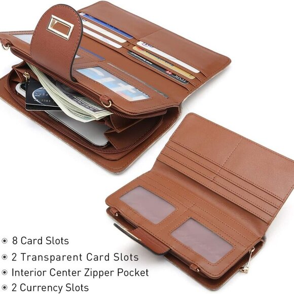 Women Fashion Small Crossbody Shoulder Bag Cell Phone Zip Wallet Purse and Handb - Picture 2 of 6